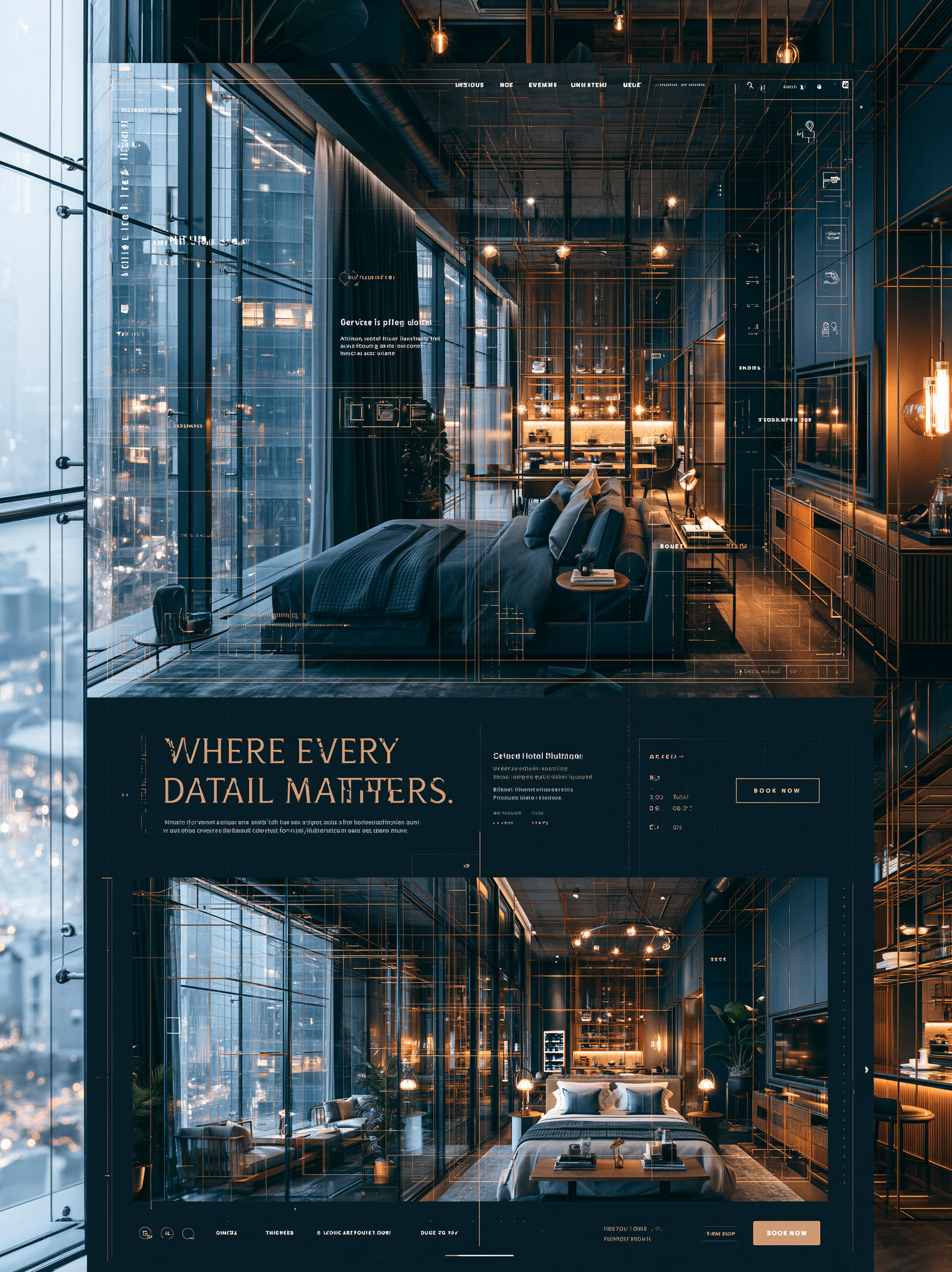 Hotel website by Aceris Studio