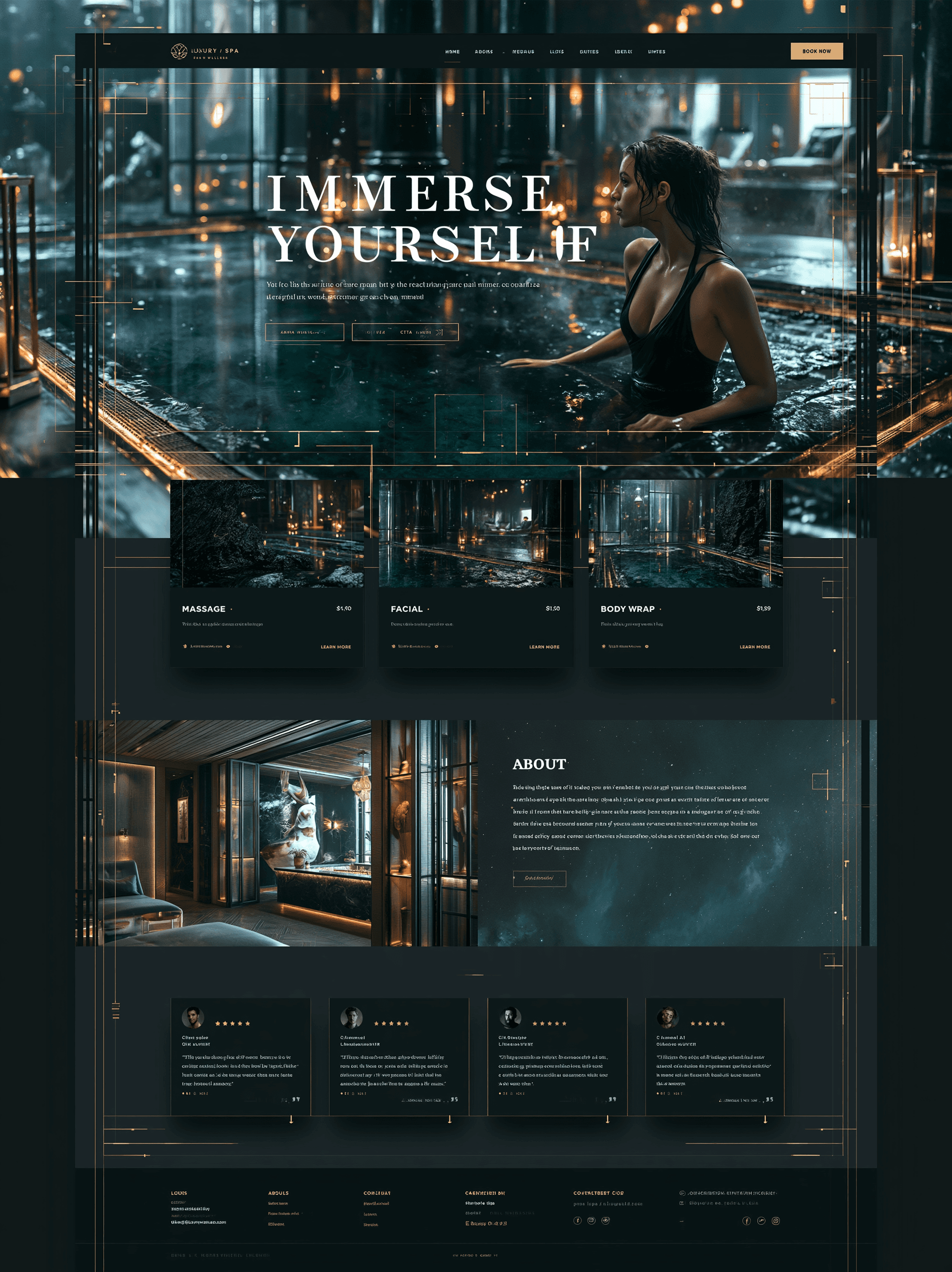 Spa & Wellness website by Aceris Studio